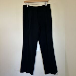 Santorelli SERENA Straight leg Pant in Summer‎ Wool Womens 8 Black